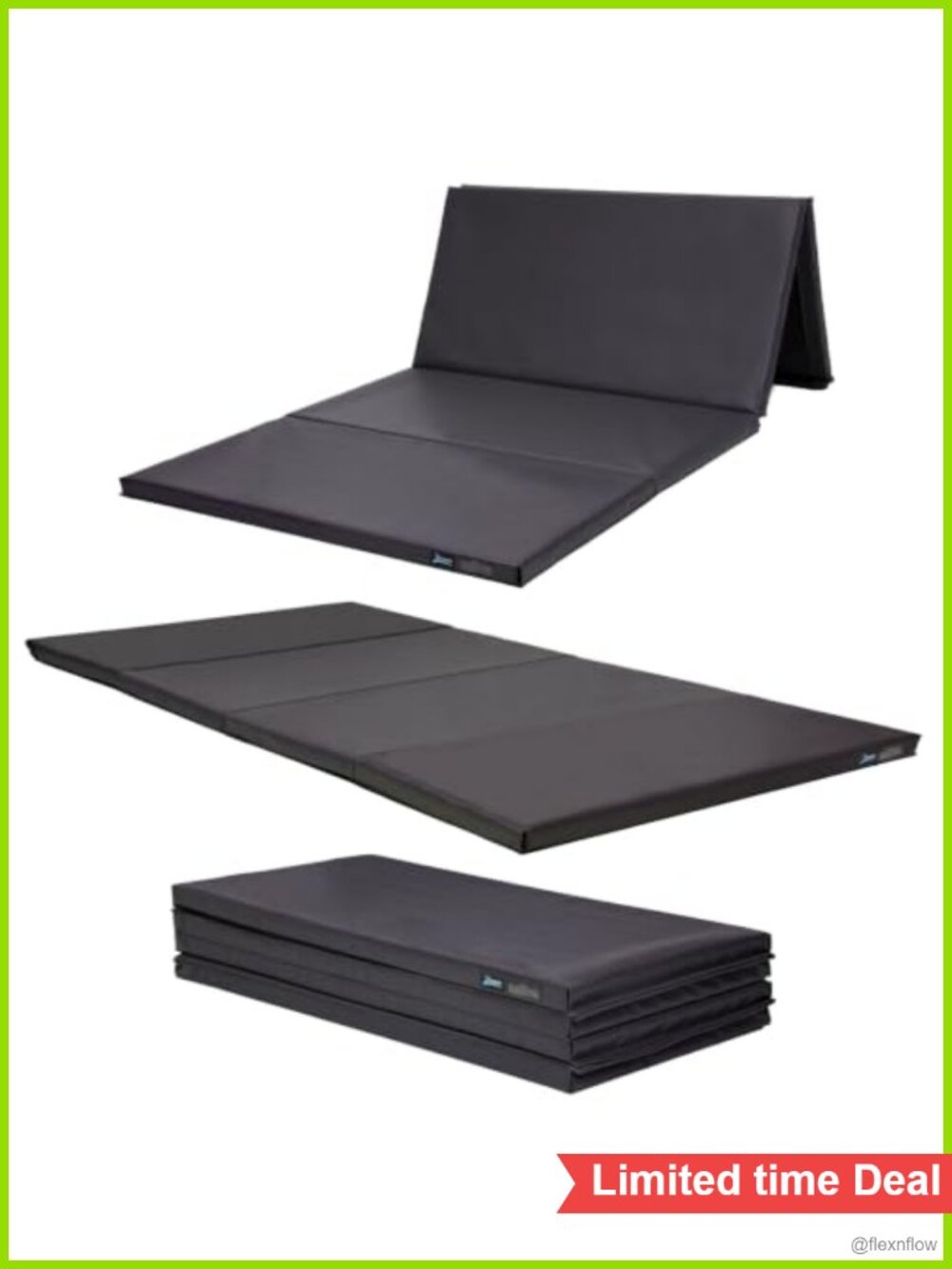Folding Gymnastics Tumbling Mat 4x8x2 Multifunctional Exercise Yoga Cheer Dance